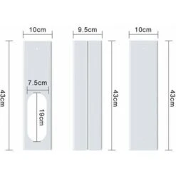 Adjustable Window Panels And Flat Nozzle Air Conditioning Kit -Heating Equipment 97453351 5