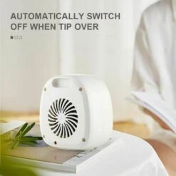 Fan Heater Bathroom Wall Mounted Power Adjustable Open Window Detector (White) -Heating Equipment 97693236 5