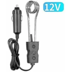 120w Electric Car Water Heater 12v Boiler Hot Water Coffee Immersion Travel Instant Hot Water Heaters Stick