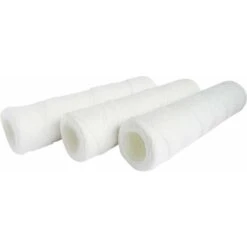 Set Of 3 Coiled Filter Cartridges For Water Filter - Filtration Of Sediment Up To 25 Microns - Universal Standard Size