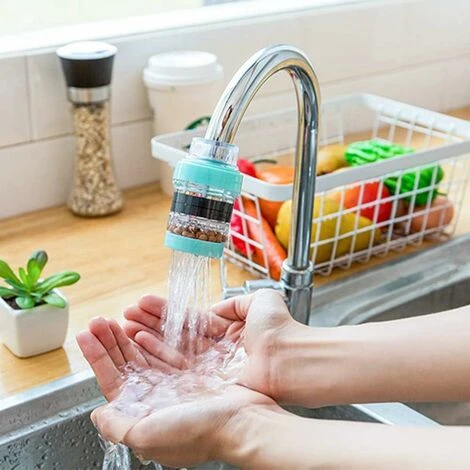 Activated Carbon Water Faucet, Water Faucet Cleaning Purifier, Universal Interface Filter With One Filter Element (4pcs) 6 Activated Carbon Water Faucet, Water Faucet Cleaning Purifier, Universal Interface Filter With One Filter Element (4pcs) - Image 4