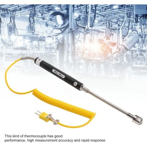 Thermocouple, High Accuracy Rapid Respense K Type Plug Temperature Probe For Temperature Testing For Factory(Straight Shank Surface Thermocouple) 6 Thermocouple, High Accuracy Rapid Respense K Type Plug Temperature Probe For Temperature Testing For Factory(Straight Shank Surface Thermocouple) - Image 4