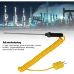 K Type Surface Thermocouple Sensor Probe Handheld Thermal Probe With Insulated Handle For Temperature Testing(Temperature Probe Thermocouple) -Heating Equipment 98857899 4