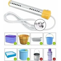 Moon-Diving Spiral Electric Water Heater Element 2000W Home State Diving Kettle Travel Kettle Water Heating Element 1.5m Smart Cable -Heating Equipment 99508911 5