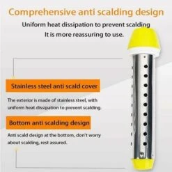 Immersion Heater Mini Portable Electric Water Boil Immersion Heater Water Boiler Heater Element For Traveling Camping Picnic -Heating Equipment 99513300 3