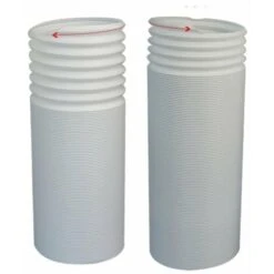 Mobile Air Conditioner Drain Hose, Flexible PVC Drain Hose For Mobile Air Conditioner (White Left Rotation Direction Ø13cm300cm) -Heating Equipment 99573610 5