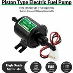 12V Electric Fuel Pump HEP-02A Low Pressure Electric Fuel Pump 2.5-4PSI For All Cars, Trucks And Boats -Heating Equipment 100161215 3