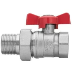 1 Inch BSP Water Valve Female X Male With Flare Nut Butterfly Handle -Heating Equipment 1196213 5