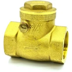 1 Swing Clack Non-Return Check Valve Brass One-Way Valves