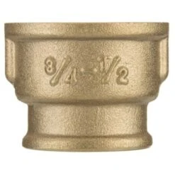 1 X 1/2 BSP Female Thread Pipe Reduction Muff Union Joiner Fitting Brass
