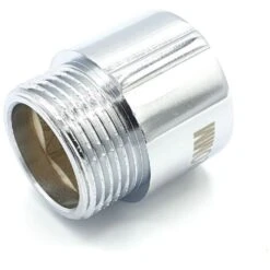 20mm Long 3/4 BSP (22mm) Pipe Thread Extension Female X Male Chrome Brass
