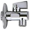 Chrome Water Isolating Ball Valve 1/2 X 3/4 BSP Lever Taps Plumbing -Heating Equipment 1196969 1
