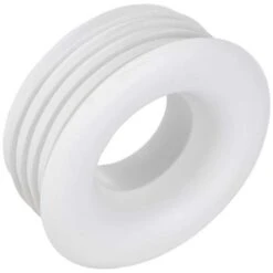 Polypipe Boss Pipe Rubber Connector Pushfit Waste Adapter Reducer White 50mm X 40mm
