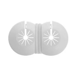 Twin Double Universal 8-22mm White Radiator Plastic Water Pipe Cover Collar Rose