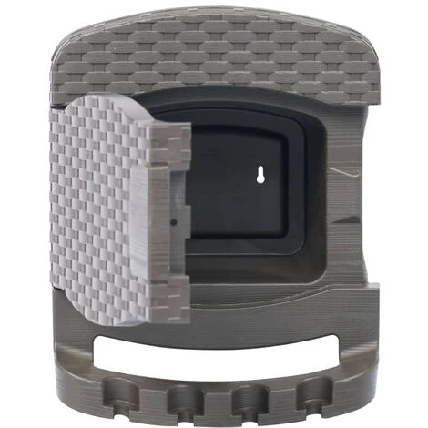 Wall Mounted Hose Reel With Hose Plastic Brown VidaXL 5 Wall Mounted Hose Reel With Hose Plastic Brown VidaXL - Image 3