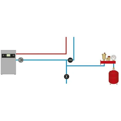 3/4 Safety Group Bar Boiler Heater Up To 50kW Valve Vent Manometer 6 Bar 4 3/4 Safety Group Bar Boiler Heater Up To 50kW Valve Vent Manometer 6 Bar - Image 2