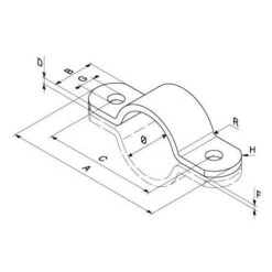 Matlock PIPE22 Half Pipe Clamps -Heating Equipment 13844837 3
