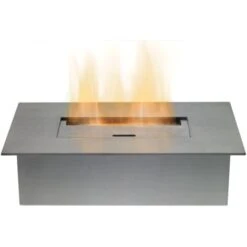 Αδάμ Adam Small Bio Ethanol Burner In Stainless Steel, 1.5 Litre Capacity