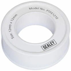 Sealey PTFE1210 PTFE Thread Sealing Tape 12mm X 12mtr Pack Of 10