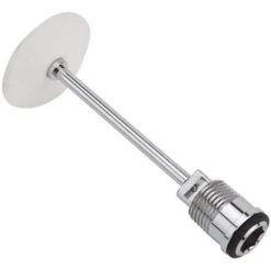 Milano – Modern Chrome Radiator Over-Nut Flow Diverter – 3/4 Inlet