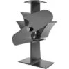 Lincsfire 2 Blades Heat Powered Stove Fan Warm Air Circulating Eco Friendly For Wood / Log Burner / Fireplace -Heating Equipment 16063389 1