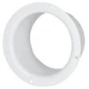 100mm Diameter White Plastic Ventilation Ducting Pipe Wall Plate Spigot -Heating Equipment 17305417 1