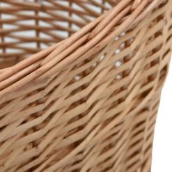 Firewood Basket With Carrying Handles 58x42x29 Cm Natural Willow VidaXL -Heating Equipment 18752648 5