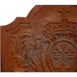 Plate Pediment Fireplace Coat Of Arms Wall Decoration Wall Ornament Cast Iron Floor Protector Stove Fireplace Wall Protector -Heating Equipment 19313720 5