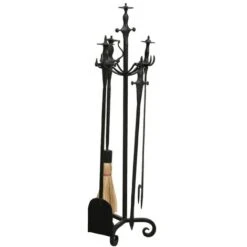 Iron Fireplace Fittings Set IL29XD29XH103 CM