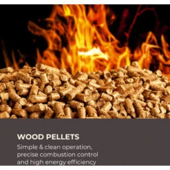 Klarstein Energiewende Pellet Stove 5/10 KW 5 Levels Timer Remote Control Black 10 Klarstein Energiewende Pellet Stove 5/10 KW 5 Levels Timer Remote Control Black -Heating Equipment 22970562 4