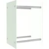 Firewood Rack White 40x35x60 Cm Glass VidaXL -Heating Equipment 23030346 1