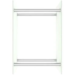 Firewood Rack White 40x35x60 Cm Glass VidaXL -Heating Equipment 23030346 4