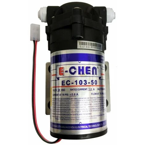 Finerfilters / E-Chen 50GPD Booster Pump Upgrade Kit Includes Diaphragm Booster Pump, Pressure Gauge And Pressure Switch 3 Finerfilters / E-Chen 50GPD Booster Pump Upgrade Kit Includes Diaphragm Booster Pump, Pressure Gauge And Pressure Switch