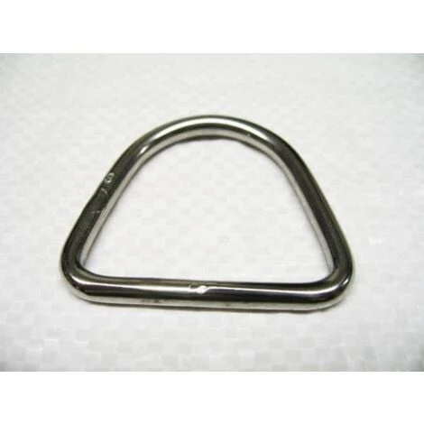Stainless Steel D Ring 5MM X 50MM (Rigging Hardware Webbing Buckles) 3 Stainless Steel D Ring 5MM X 50MM (Rigging Hardware Webbing Buckles)