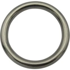 Stainless Steel Round O Ring 10MM X 50MM (Marine Webbing Rigging Mooring Corrosion Resistant)