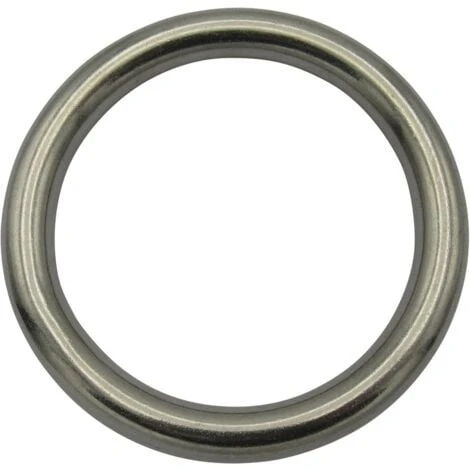 Stainless Steel Round O Ring 10MM X 50MM (Marine Webbing Rigging Mooring Corrosion Resistant) 3 Stainless Steel Round O Ring 10MM X 50MM (Marine Webbing Rigging Mooring Corrosion Resistant)
