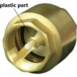 3/4 Inch BSP Brass Check Non-Return Valve Female With Plastic Insert -Heating Equipment 2802510 2