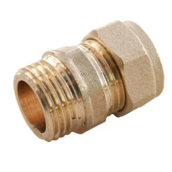 Oracstar Compression Straight Male Coupler - 15mm X 1/2"