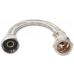 Oracstar 22mm X 3/4" X 300mm Flexible Tap Connector With Isolating Valve
