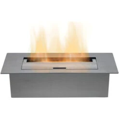 Αδάμ Adam Large Bio Ethanol Burner In Stainless Steel, 3 Litre Capacity
