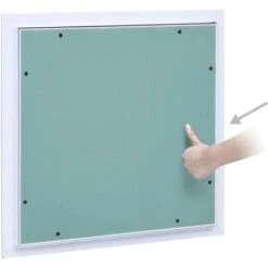 Access Panel With Aluminium Frame And Plasterboard 400x400 Mm -Heating Equipment 29799851 4