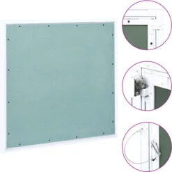 Access Panel With Aluminium Frame And Plasterboard 500x500 Mm