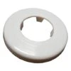 White Rosette Collar Rose Cover For Pipe Holes Gaps Hiding 40mm Diameter