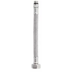 20cm Long M12 X 1/2 Inch BSP Flexible Tap Connector Faucet Tail Hose Water Pipe