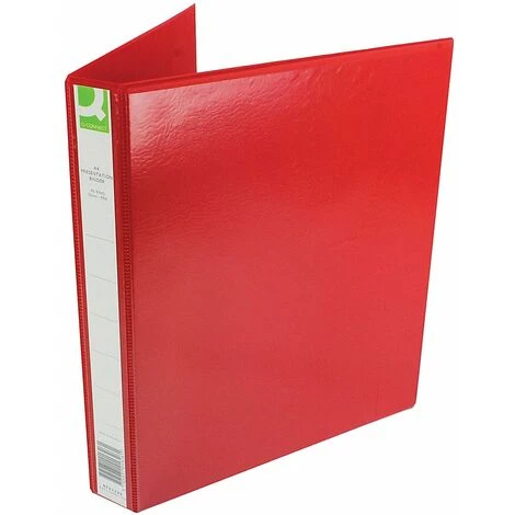 Q-Connect Presentation 4D-Rb A4 Red - KF01326 4 Q-Connect Presentation 4D-Rb A4 Red - KF01326 - Image 2