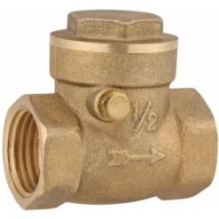 Female Thread Brass Non-return Flapping Non-return Valve Compressor Connector Pump Tool Prevent Water Co.ukom Flowing Back SOEKAVIA