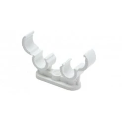 Talon 15mm Quick Lock Double Hinged Snap Over Pipe Clip 50 Per Box