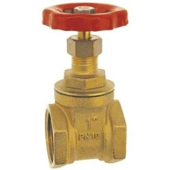 1/2 Inch BSP Strong Brass Sluice Gate Valve Water Stop With Red Head Handle 7 1/2 Inch BSP Strong Brass Sluice Gate Valve Water Stop With Red Head Handle -Heating Equipment 3802887 3