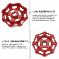 Red Iron Valve Handwheel 7x7mm Top Handles For Shut Off Valve Angle Seat Valve Straight Way Valve Straight Seat Valve Water Pipe SOEKAVIA 11 Red Iron Valve Handwheel 7x7mm Top Handles For Shut Off Valve Angle Seat Valve Straight Way Valve Straight Seat Valve Water Pipe SOEKAVIA -Heating Equipment 38919694 5