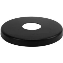 21mm 1/2 Inch BSP Black Finished Steel Valve Tap Pipe Cover Collar 8mm High